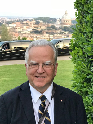 Ruckdeschel arrives in Rome for the Fourth International Vatican Conference.